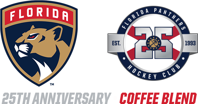 Florida Panthers Logo Png - Florida Panthers 25th Anniversary Logo Clipart (800x400), Png Download