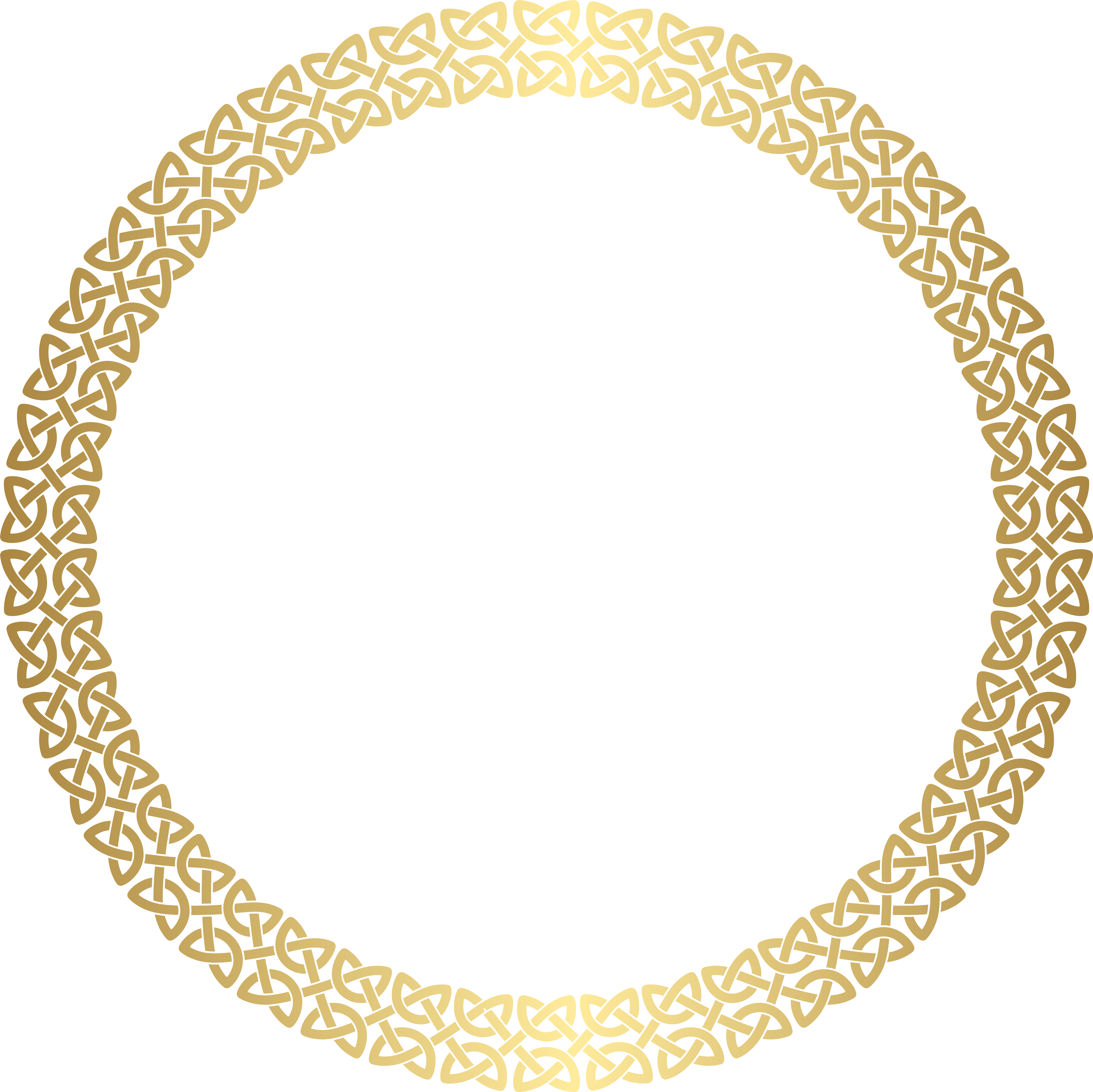 Gold Circle Png Clipart (8000x7991), Png Download