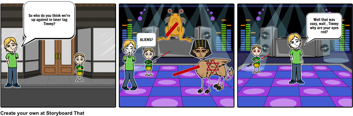 Laser Tag With Bobby And Timmy - Cartoon Clipart (1164x385), Png Download