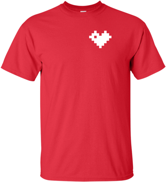 Pixel Heart - Camisa Portugal 2018 Clipart (600x600), Png Download