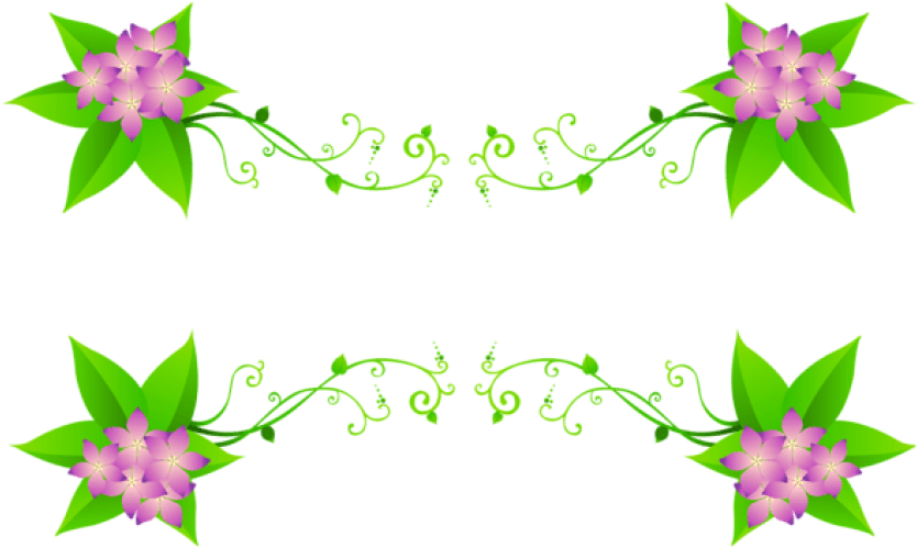 Download Spring Flowers Decoration Png Images Background - Decorations Flowers In Png Clipart (850x552), Png Download