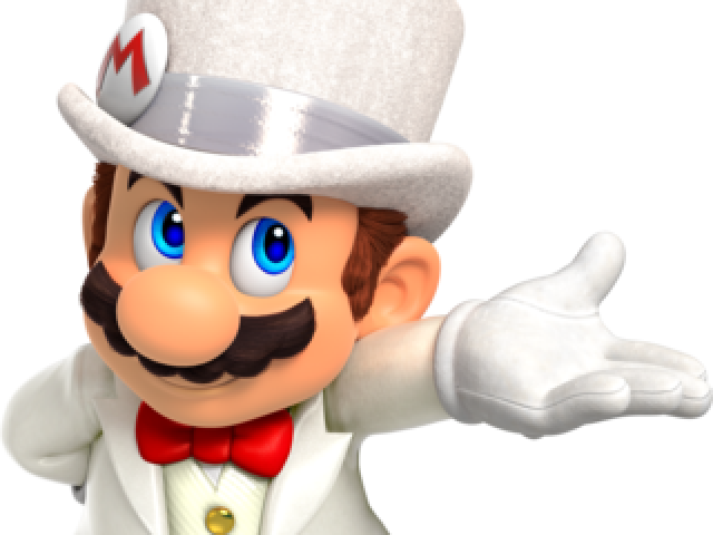 Super Mario Odyssey Wedding Bowser Clipart (640x480), Png Download