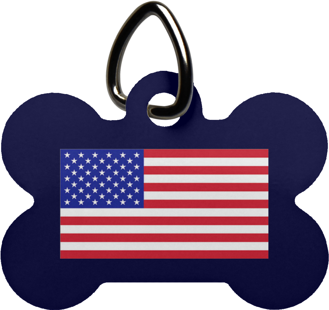 American Flag Dog Bone Pet Tag - Maga American Flag Clipart (1155x1155), Png Download