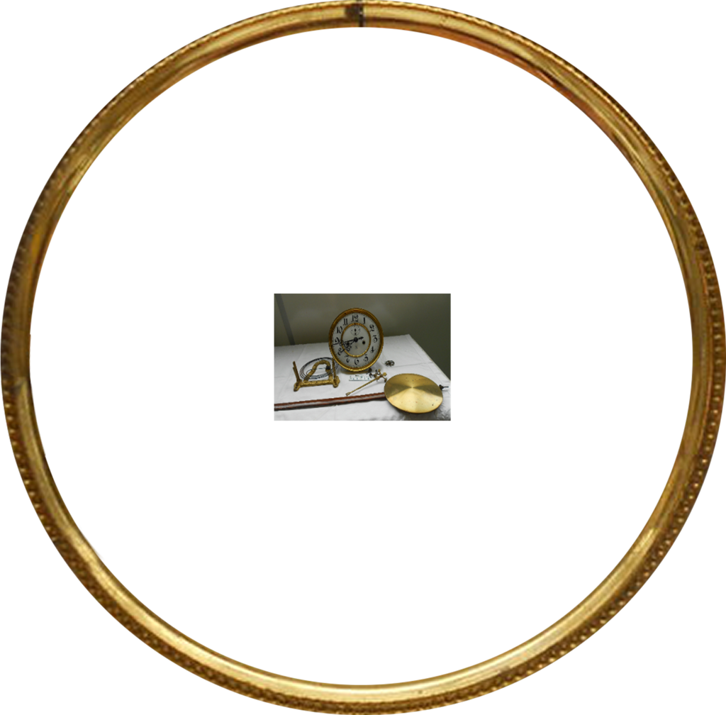 Round Gold Frame Png - Gold Round Picture Frames Clipart (1024x1008), Png Download
