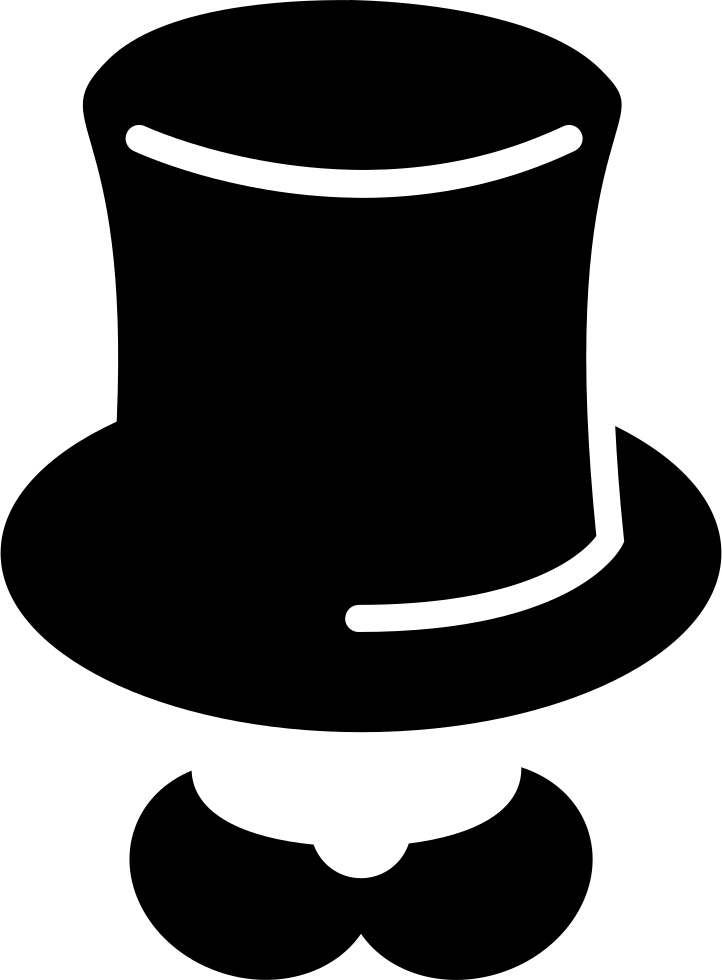 Top Hat Png - Top Hat Svg Clipart (722x980), Png Download