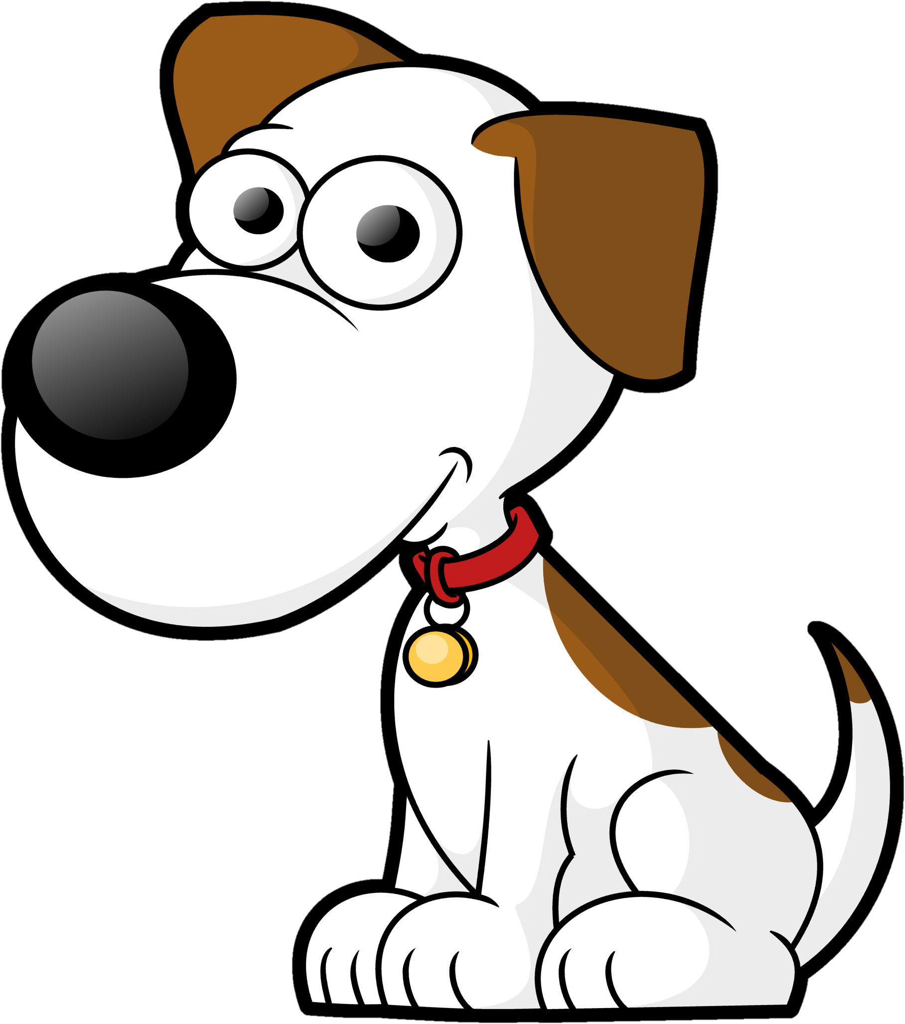Dog Clipart Clipart Dog Bone - Pet Dog Clipart - Png Download (1816x2055), Png Download