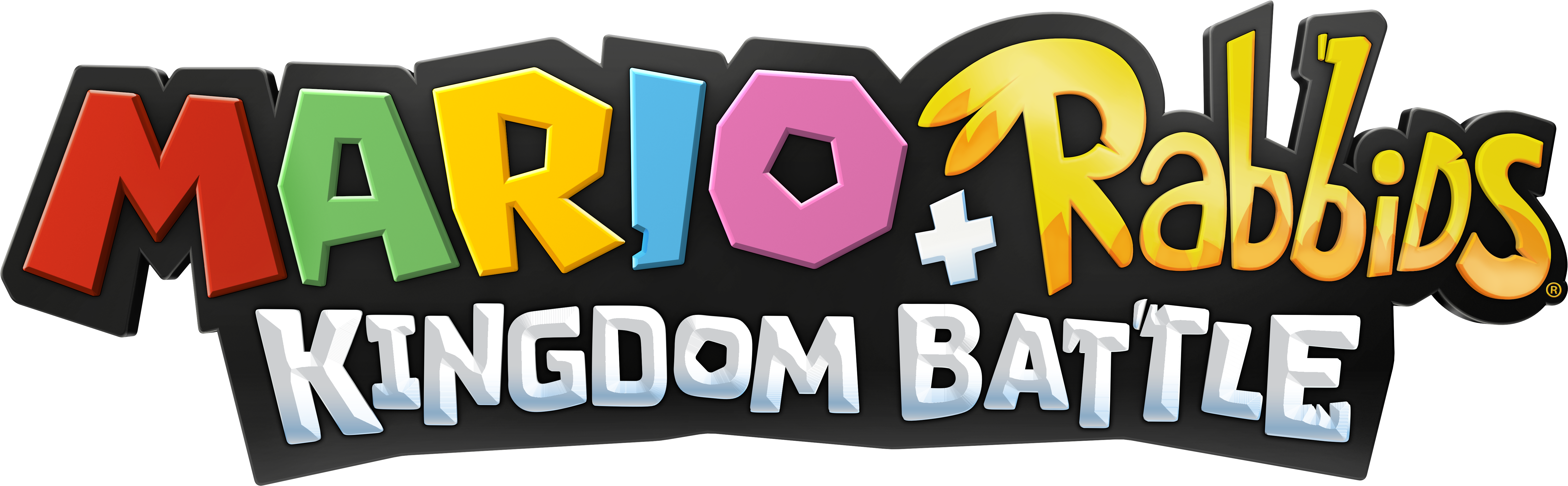 Free Mario Rabbids Hat If You Purchase Game, Figure, - Mario Plus Rabbids Kingdom Battle Logo Clipart (6500x3657), Png Download