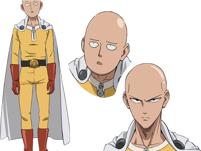 One Punch Man Characters Saitama , Png Download - One Punch Man Characters Saitama Clipart (693x521), Png Download