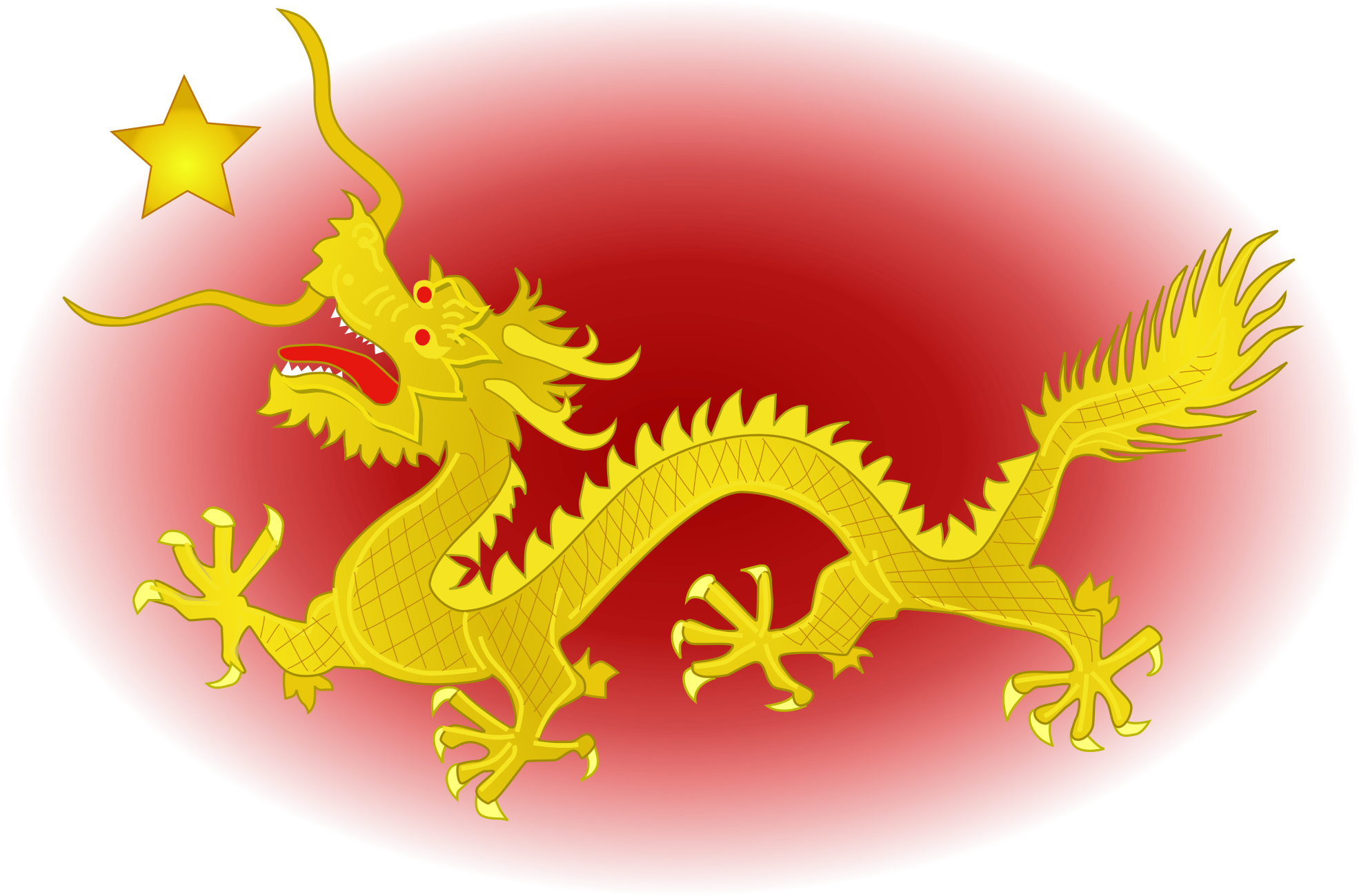 Open - Hong Kong Flag Dragon Clipart (2000x1333), Png Download