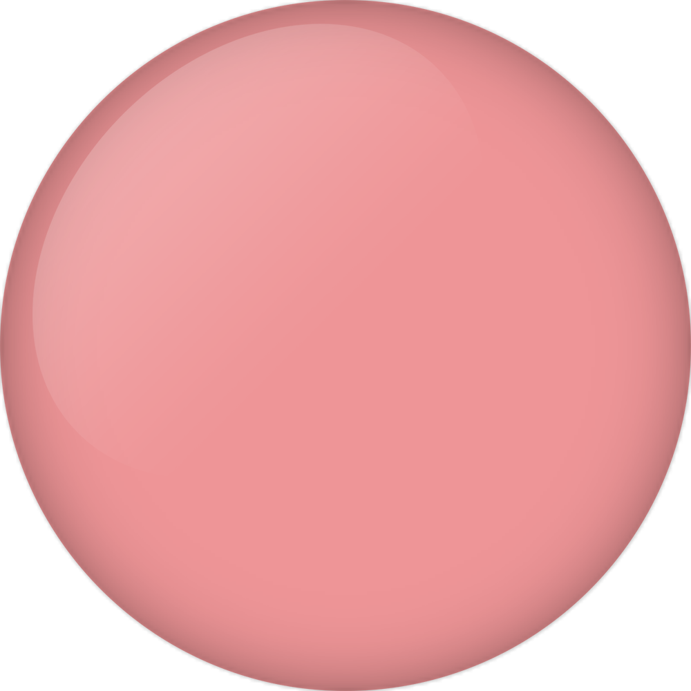 Gel Ii Pink Puddle Gel G004 - Circle Clipart (1000x1000), Png Download