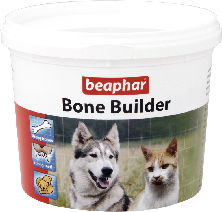 Beaphar Bone Builder Supplement For Dogs Clipart (809x774), Png Download