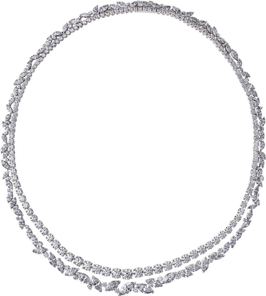 18k White Gold, Round & Marquise Cut Diamonds - Evil Eye Silver Ball Bracelet Clipart (1000x1000), Png Download