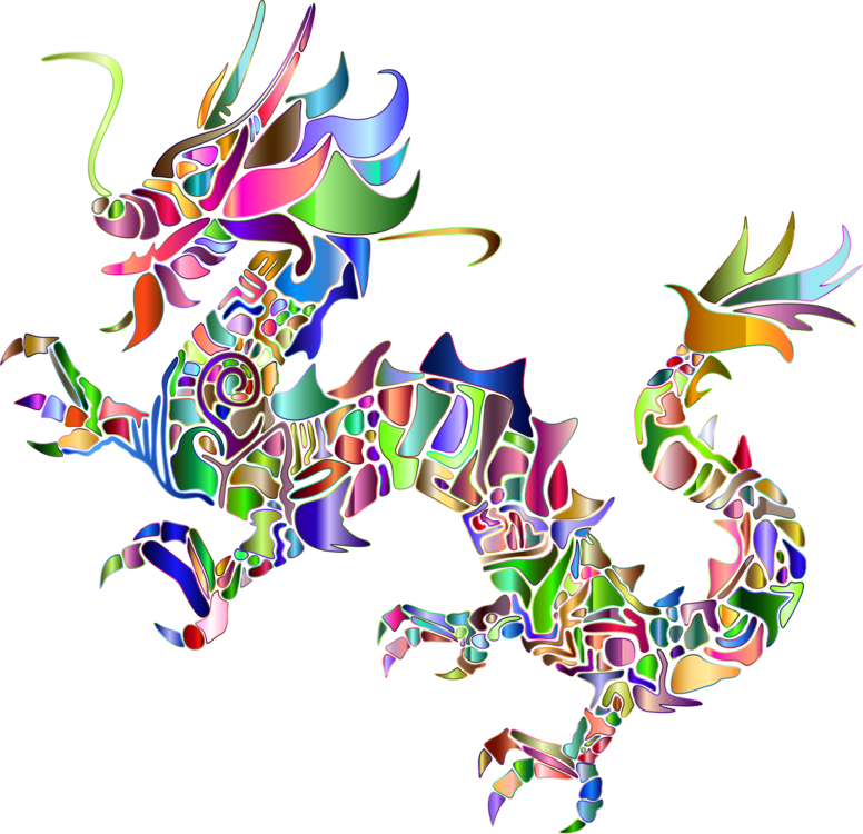 776 X 750 4 - Asian Dragon Black And White Clipart (776x750), Png Download