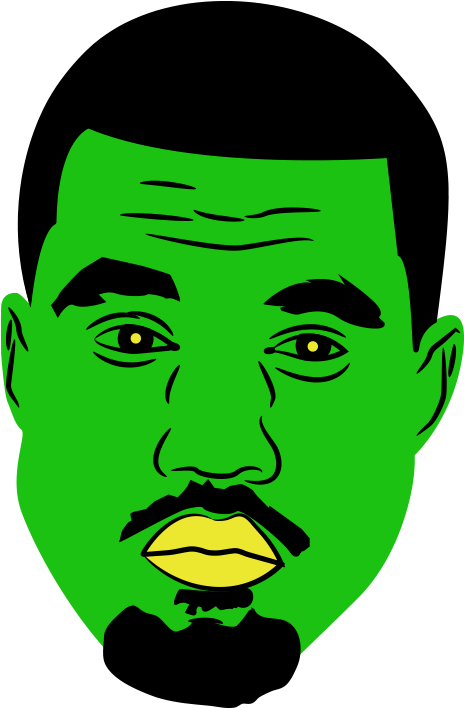 Kanye West Illustration For Hipe Clothing - Illustration Clipart (500x707), Png Download