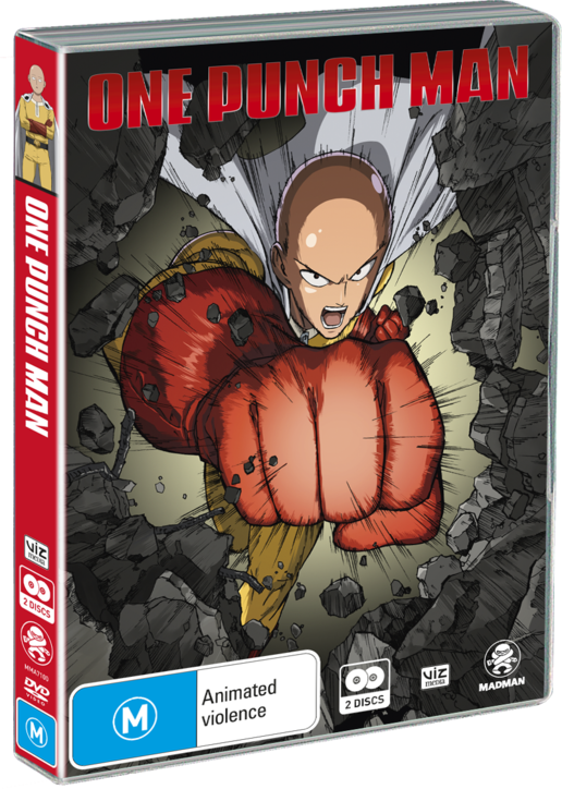 One Punch Man - One Punch Man Dvd Clipart (516x724), Png Download