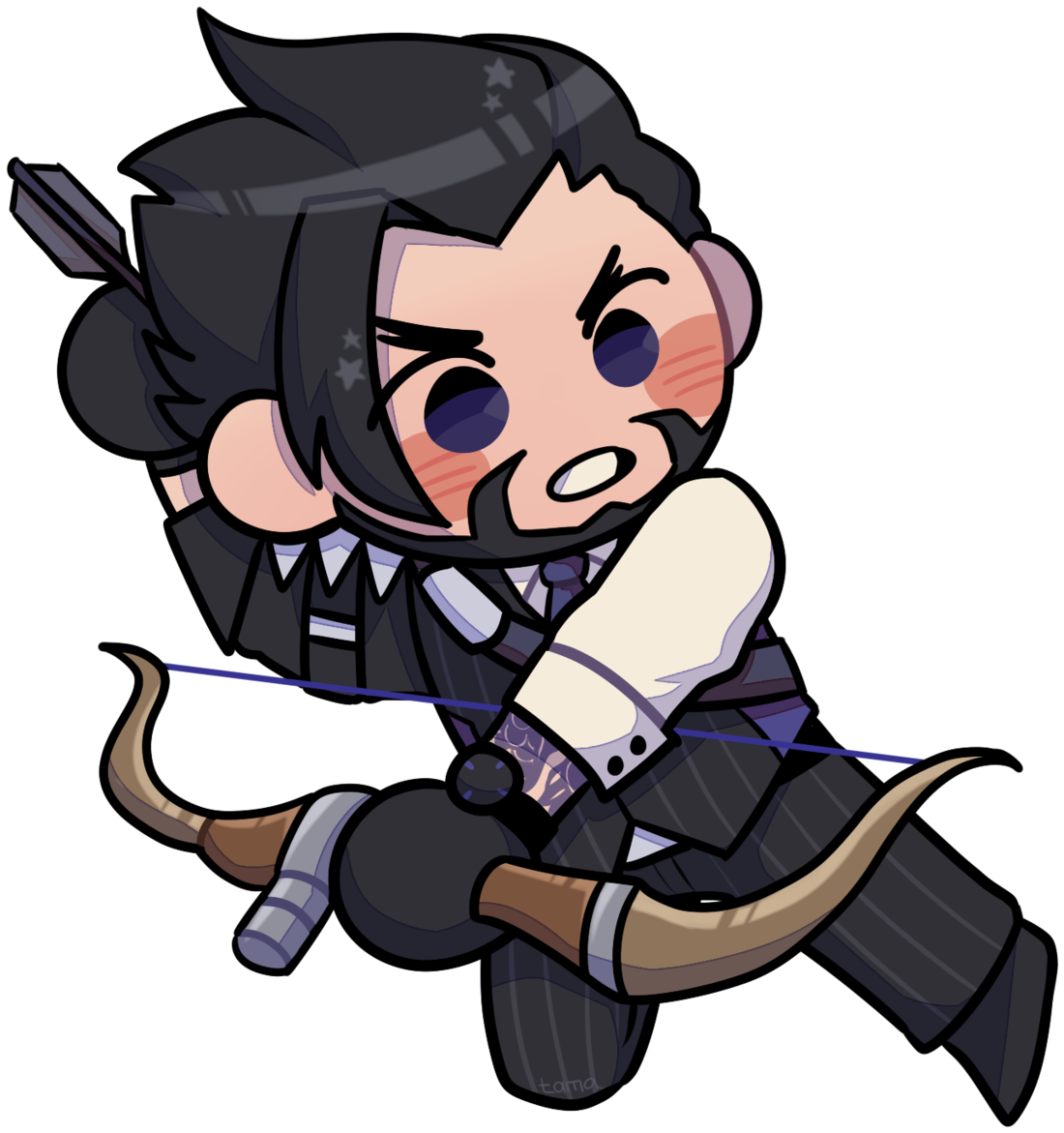 Hanzo - Transparent Hanzo Clipart (1280x1365), Png Download