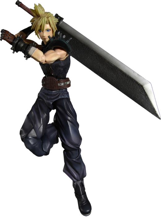 Cloud-a 3 - Cloud Final Fantasy Png Clipart (520x700), Png Download