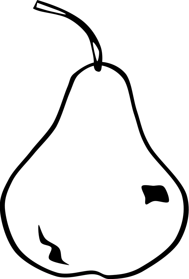 Fruit Pear Png Clipart (612x900), Png Download