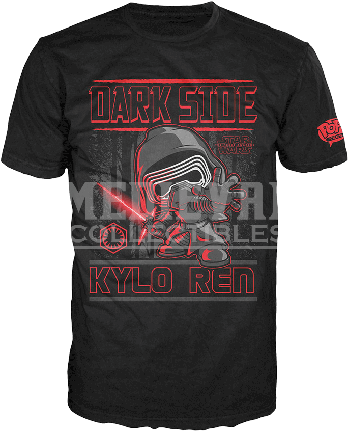 Kylo Ren Poster T-shirt - Elder Scrolls T Shirt Clipart (684x846), Png Download