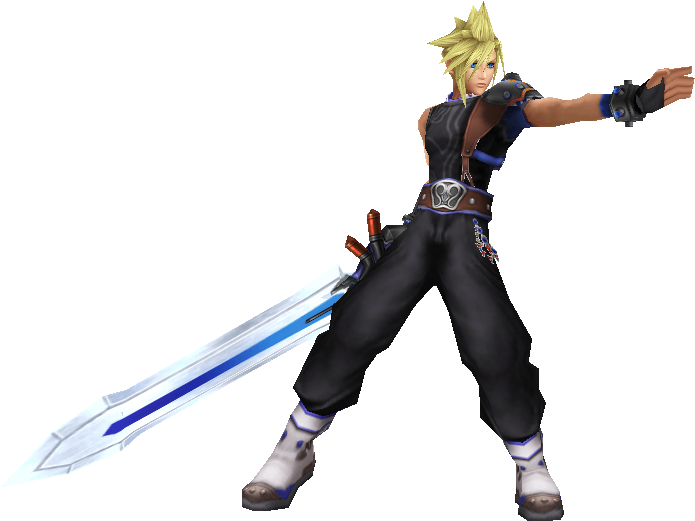 Dissidia 012 Cloud Clipart (700x610), Png Download