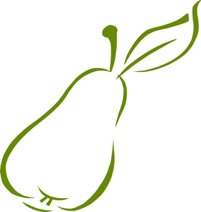 Pear Clipart Buah - Груша Вектор Пнг - Png Download (680x720), Png Download