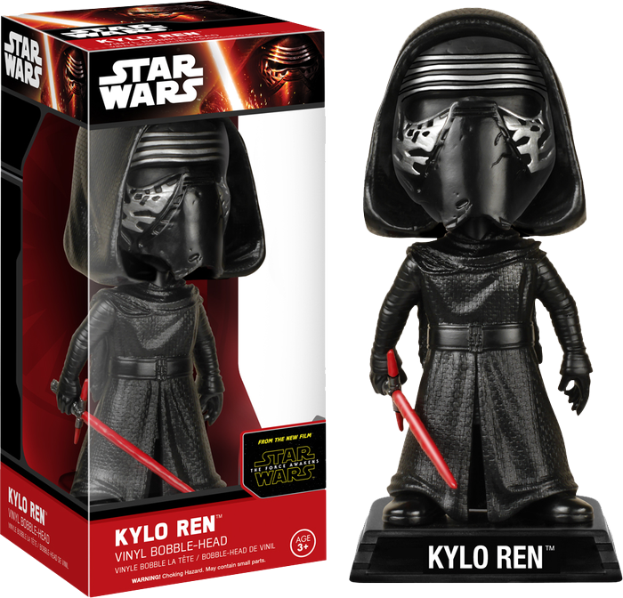 Star Wars The Force Awakens - Bobble Head Kylo Ren Clipart (700x672), Png Download