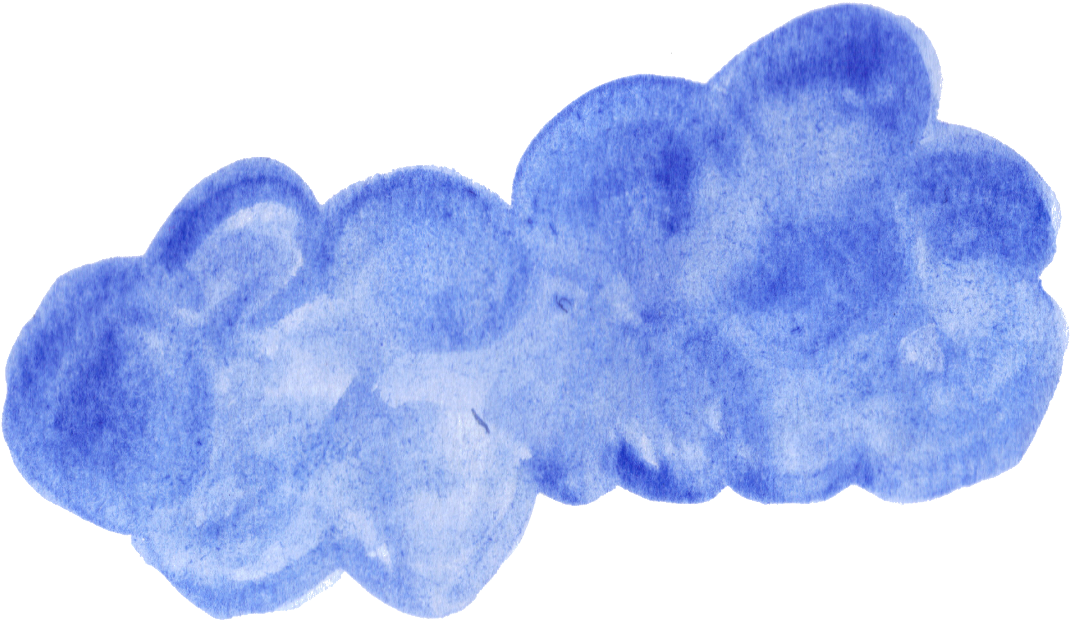 Picture Download Blue Watercolor Clouds Png Onlygfx - Sketch Clipart (1300x839), Png Download