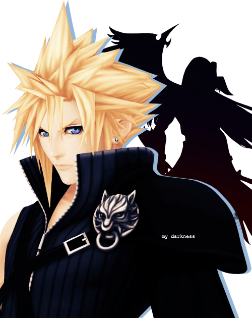 Ice Cream ❤ Kingdom Hearts Games, Kingdom Hearts Ii, - Cloud Strife Kingdom Hearts 2 Clipart (500x630), Png Download