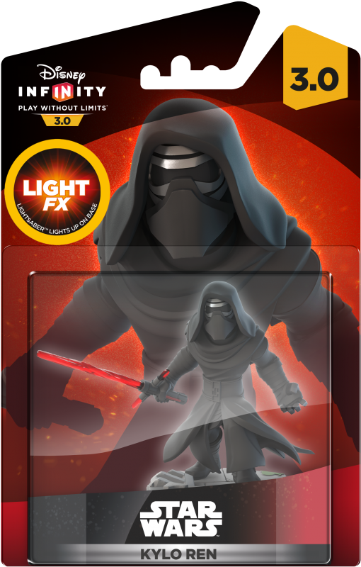 Kylo Ren Light Fx Figure - Disney Infinity 3.0 Kylo Ren Clipart (600x864), Png Download