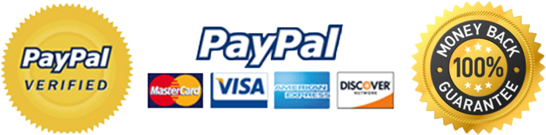 Paypal Verified Png - Paypal Verified Trust Seal Clipart (1136x299), Png Download