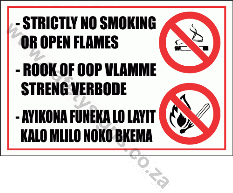 No Smoking Or Flame Sign - Lack Of Planning On Your Clipart (751x620), Png Download