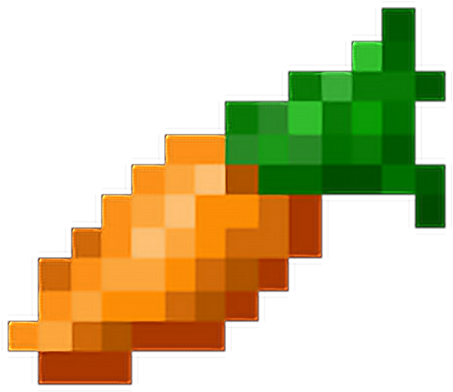 Minecraft Carrot , Png Download - Minecraft Carrot Clipart (927x803), Png Download