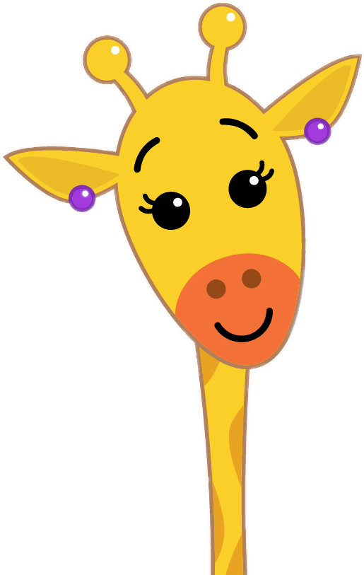 Giraffe , Png Download - Plim's Friend Plim Plim Png Clipart (515x813), Png Download