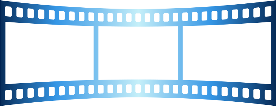 Blue Film Frame Png Clipart (900x578), Png Download