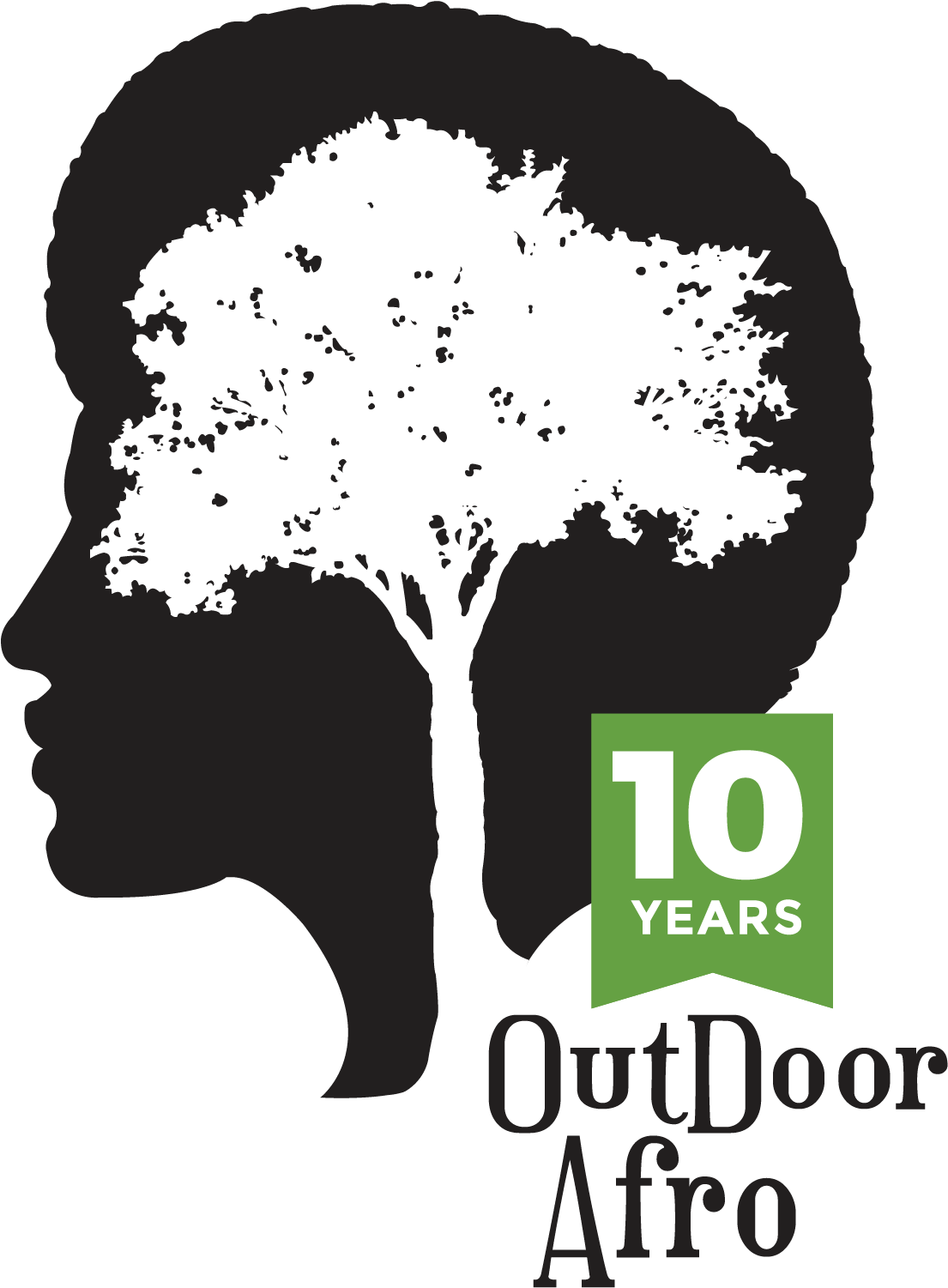 Where Black People & Nature Meet - Outdoor Afro Clipart (1275x1650), Png Download