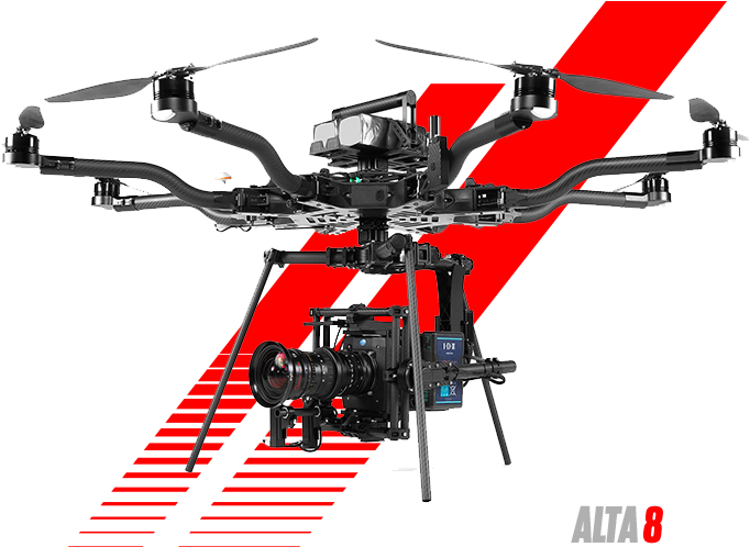 Freefly Alta 8 Drone , Png Download - Arri Alexa Mini On Drone Clipart (682x498), Png Download