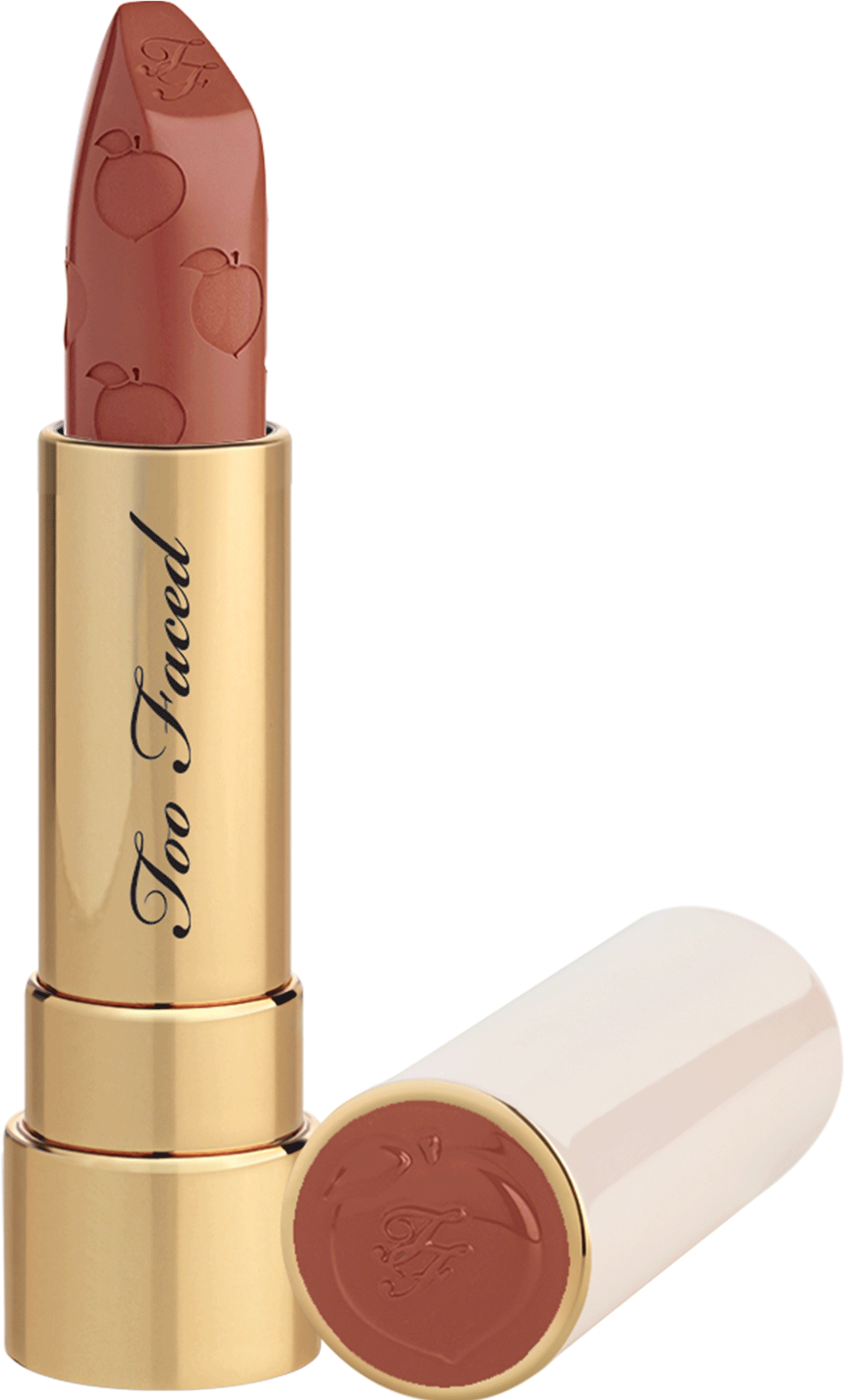 Too Faced Peach Lipstick , Png Download - Too Faced Peach Kiss Love Is A Battlefield Clipart (1086x1801), Png Download
