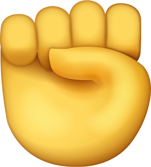 Fist Emoji Png Clipart (582x642), Png Download