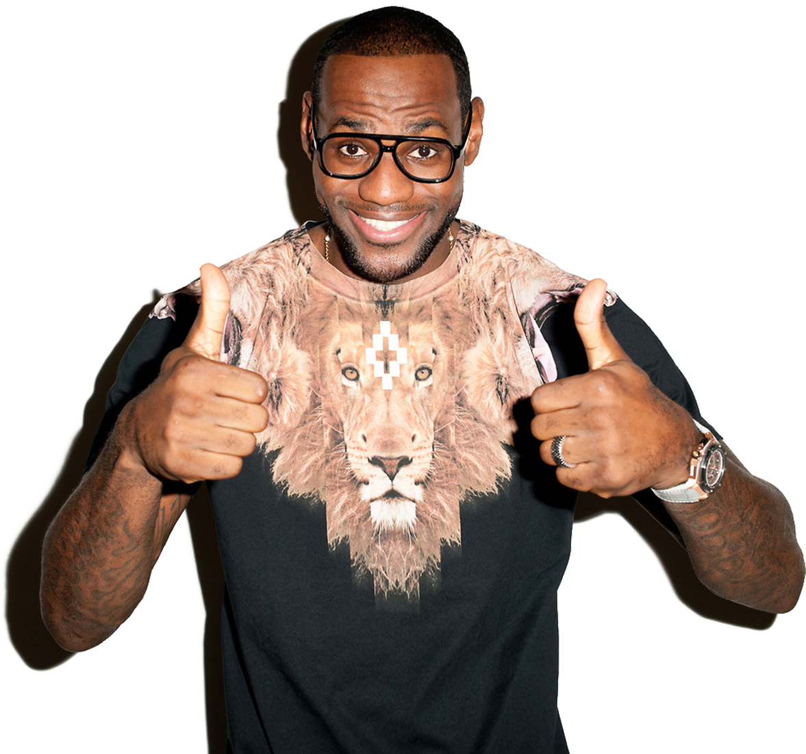 Lebron James, Tshirt, Tracksuit, Shoulder, Thumb Png - Terry Richardson Lebron James Clipart (1260x1100), Png Download