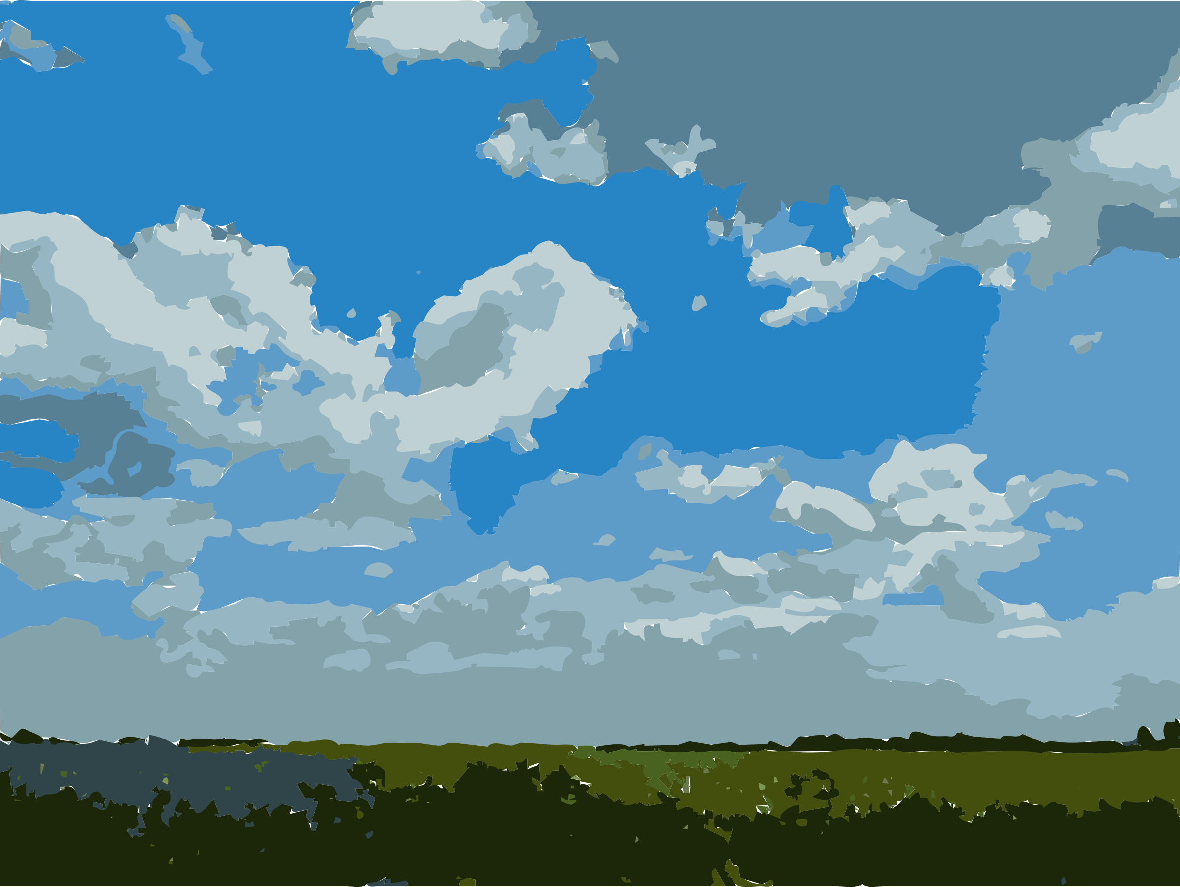 This Free Icons Png Design Of Clouds And Corn - Cumulus Clipart (2400x1804), Png Download