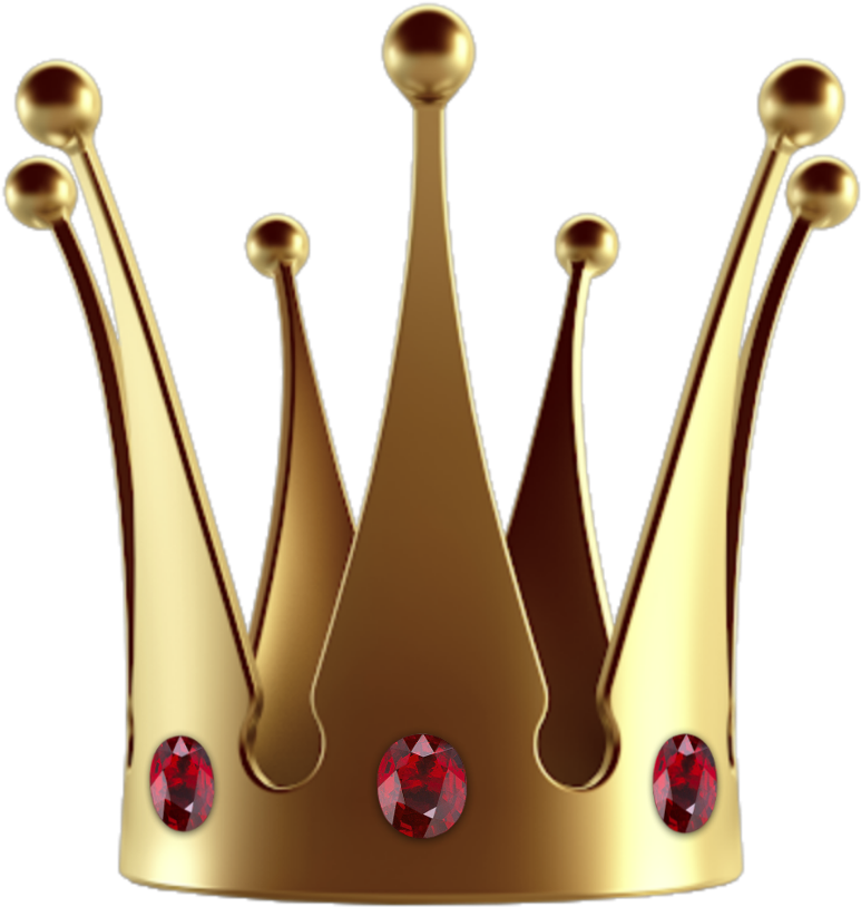 Corona Dorada Png - Golden Crown Clipart (1024x1024), Png Download