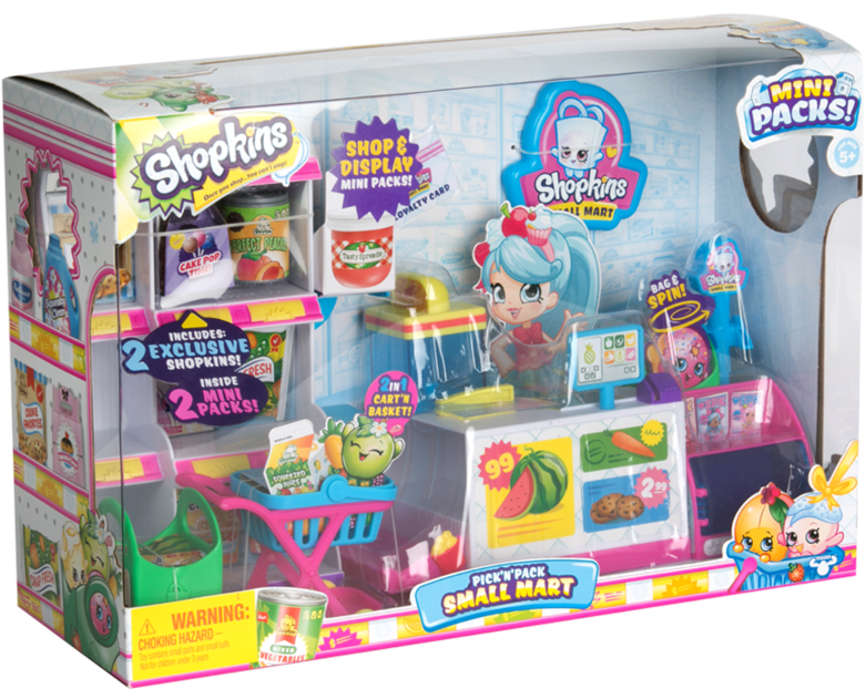 Shopkins Pick Pack Small Mart Playset Ebay Shopkins - Shopkins 10 Places Small Mart Clipart (900x900), Png Download
