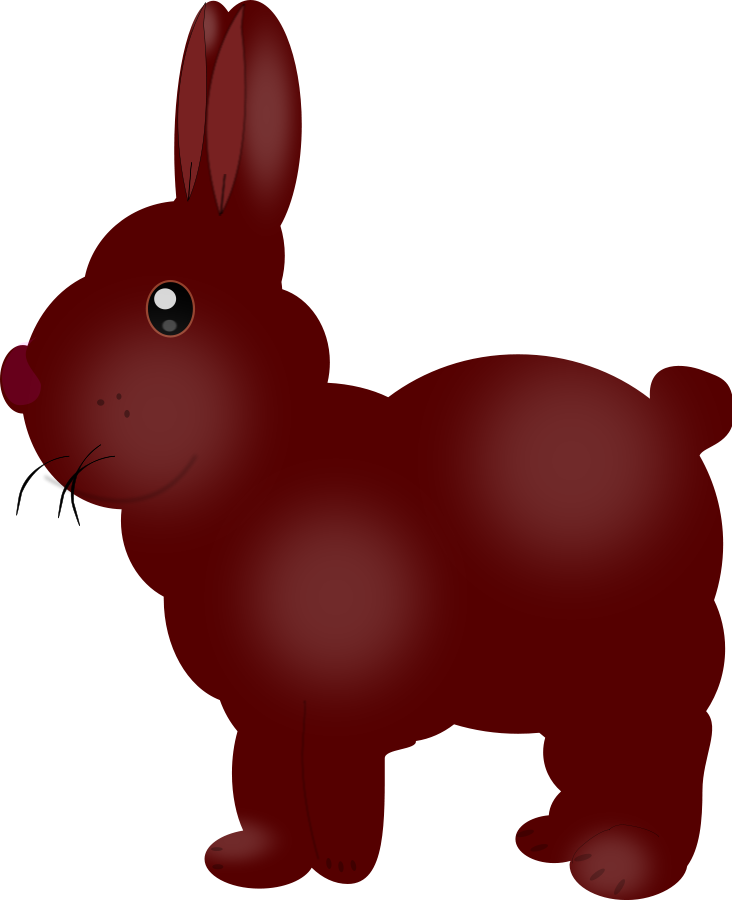 Bunny - Chocolate Clip Art - Png Download (732x900), Png Download