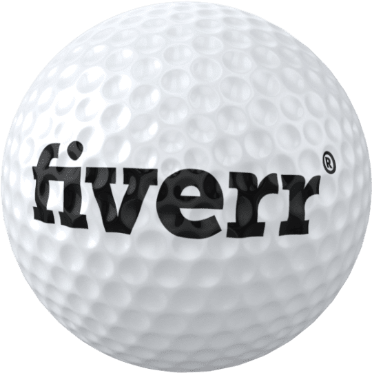I Will Add Your Logo On This Golf Ball - Fiverr Clipart (680x680), Png Download