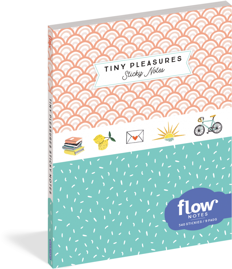 Flow Sticky Notes - Tiny Pleasures Sticky Notes Clipart (880x971), Png Download