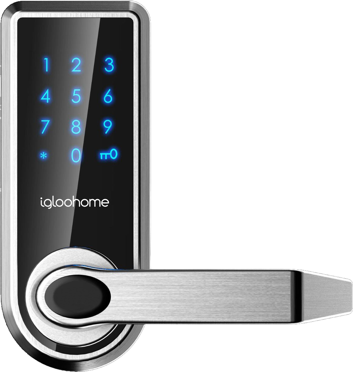 How The Igloohome Smart Lock Works Offline - Smart Door Lock Png Transparent Clipart (1253x1280), Png Download
