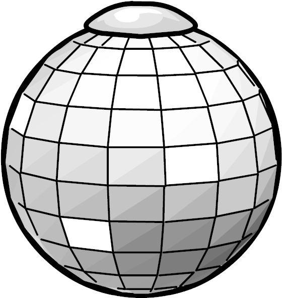 Png Black And White Stock Collection Of Free High Quality - Disco Ball Clip Art Transparent Png (680x664), Png Download
