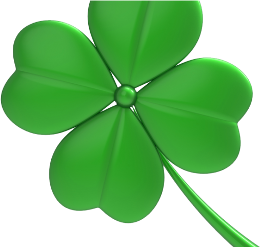 Shamrock Png Transparent Images - Four Leaf Clover Transparent Background Clipart (640x480), Png Download