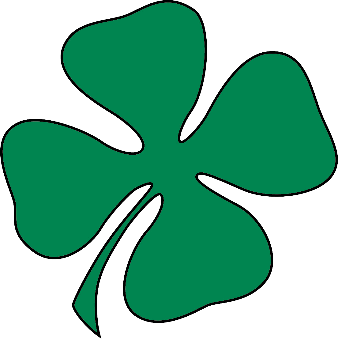 Shamrock Png Image With Transparent Background - Irish Heritage Clipart (1104x1107), Png Download