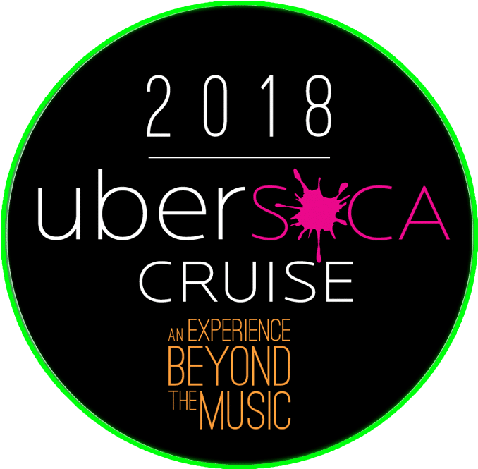 Uber Soca Cruise 2018 Miami To Haiti Circle Clipart Large Size Png